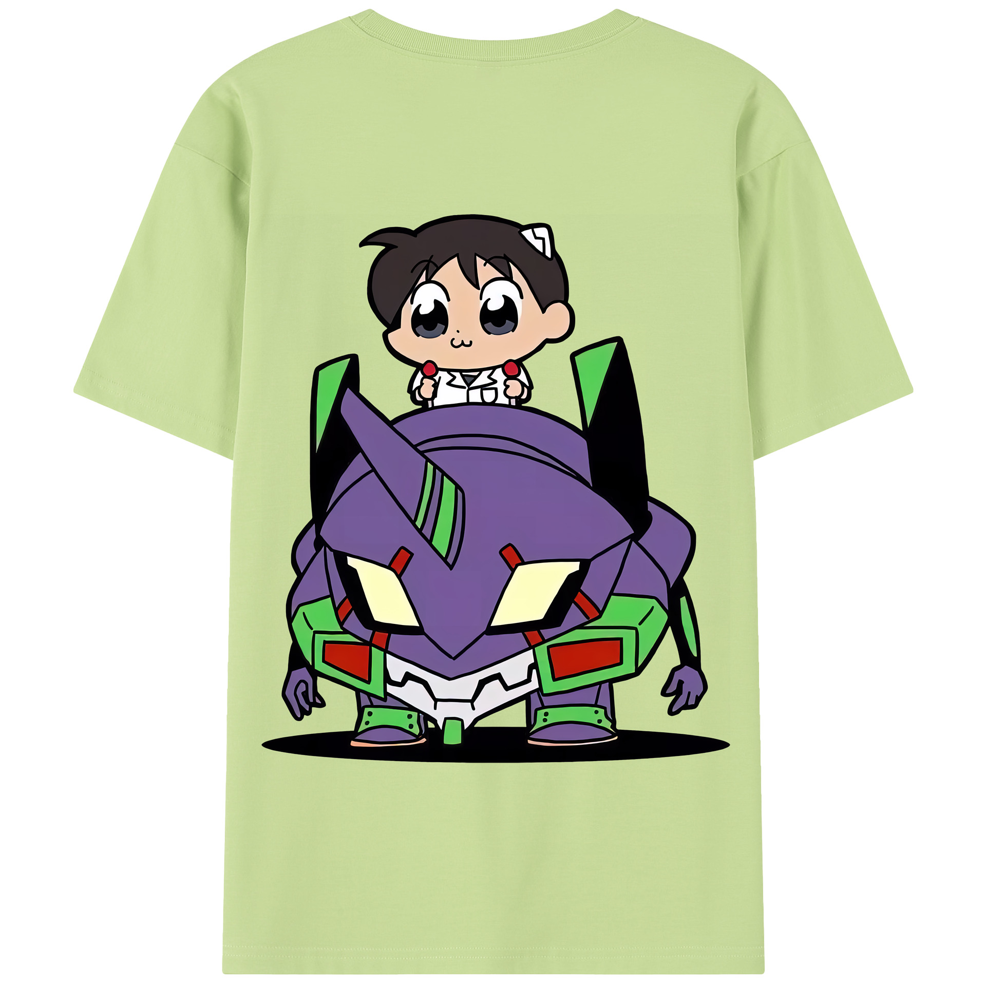 （画像用） EVA 新世紀エヴァンゲリオン 綿100％半袖Tシャツ（背面プリント）